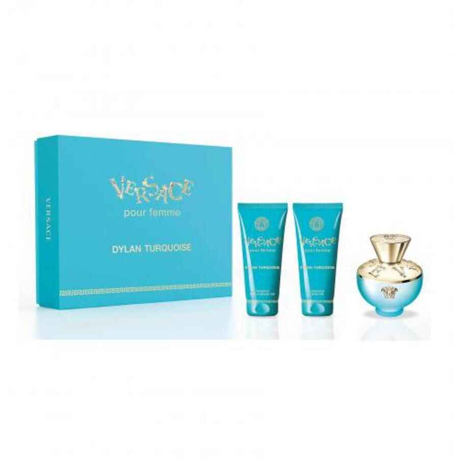 DYLAN TURQUOISE 1.7 oz (50ml) GIFTSET 3PC By GIANNI VERSACE For Women (Giftset)