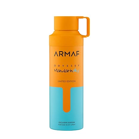 Armaf Mandarin Sky Body Spray, 6.8 oz (200ml), Men - authentic designer fragrance bottle