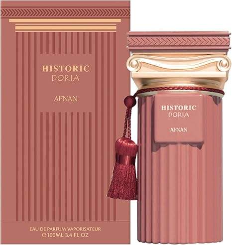 Afnan Historic Doria Eau de Parfum Spray, 3.4 oz (100ml), Unisex