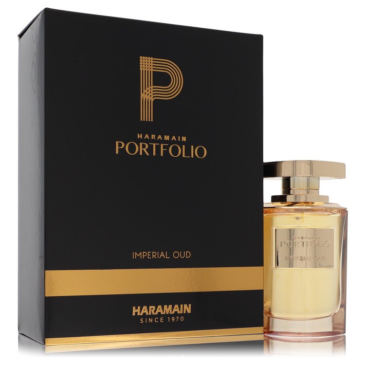 Al Haramain Portfolio Imperial Oud Eau de Parfum Spray, 2.5 oz (75ml), Unisex