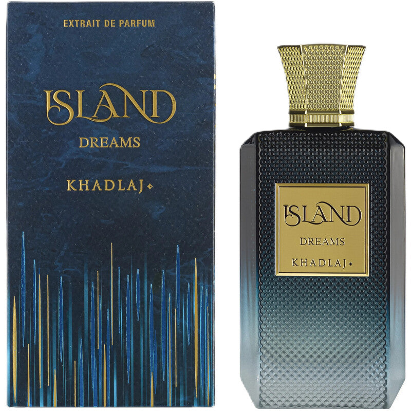 Khadlaj Island Dreams Extrait de Parfum Spray, 3.3 oz (100ml), Unisex - authentic designer fragrance bottle