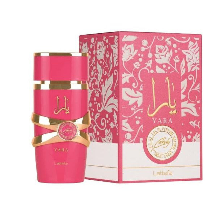 Lattafa Yara Candy Eau de Parfum Spray, 3.4 oz (100ml), Women
