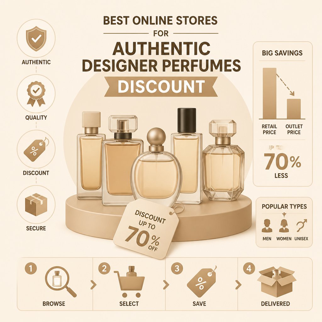 Best Online Stores for Authentic Designer Perfumes at Discount
