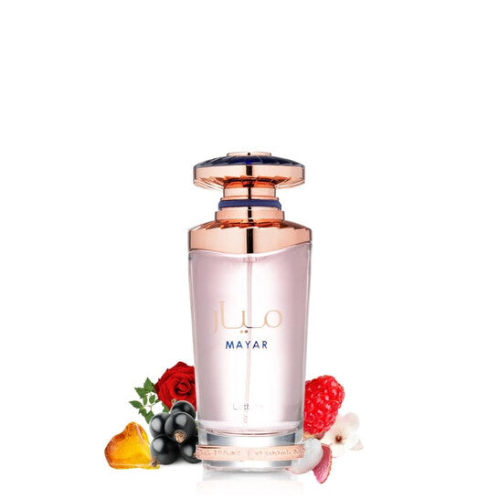 Lattafa Mayar Eau de Parfum Spray, 3.4 oz (100ml), Women
