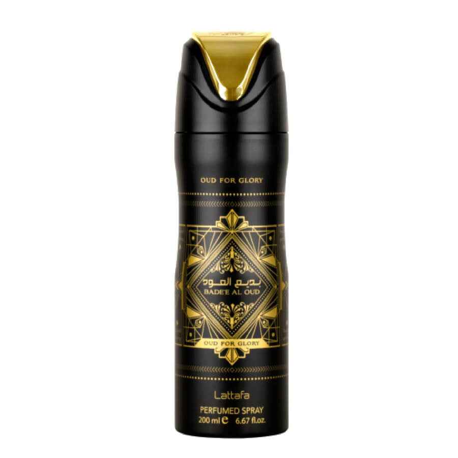 BADE'E AL OUD FOR GLORY   6.8 oz (200ml)   BODY SPRAY    By LATTAFA For Men