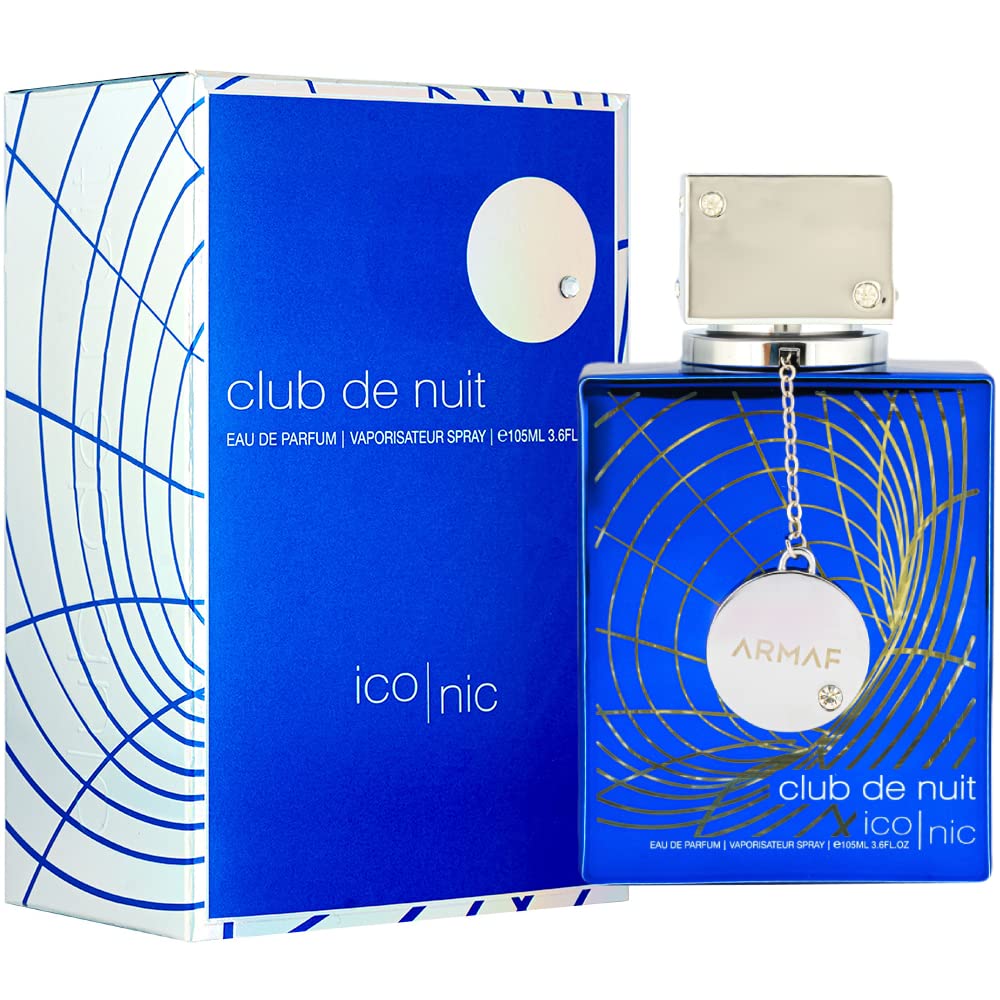 Armaf Club De Nuit Iconic Eau de Parfum Spray, 3.4 oz (100ml), Men - authentic designer fragrance bottle