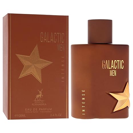 GALACTIC MEN INTENSE   3.4 oz (100ml)   Eau De Parfum Spray    By MAISON ALHAMBRA For Men
