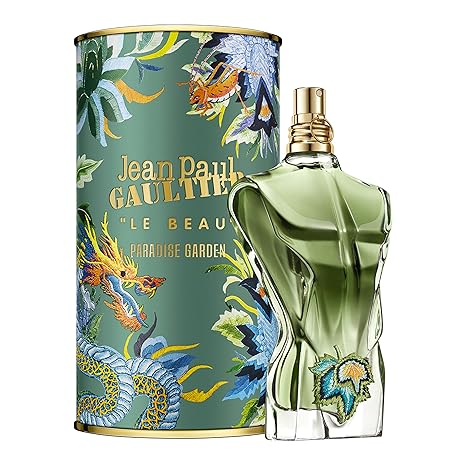 Jean Paul Gaultier Le Beau Paradise Garden Eau de Parfum Spray 4.2 oz 125ml for Men - authentic designer fragrance bottle
