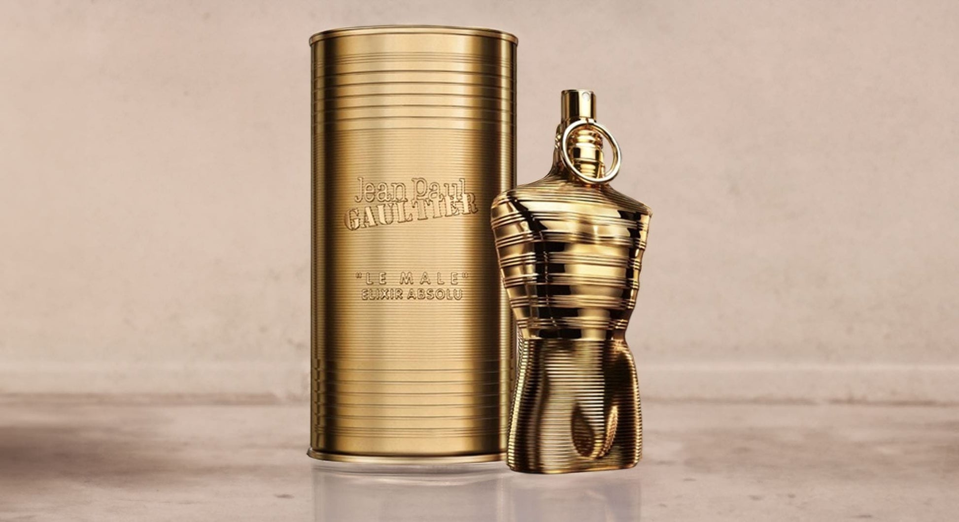 Jean Paul Gaultier Le Male Elixir Absolu Eau de Parfum Spray 4.2 oz 125ml for Men - authentic designer fragrance bottle