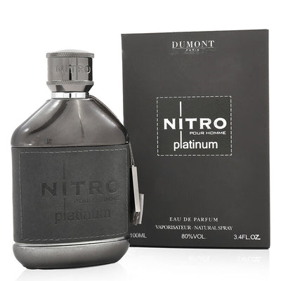 NITRO PLATINUM   3.4 oz (100ml)   Eau De Parfum Spray    By DUMONT For Men