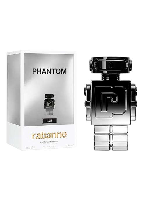 Paco Rabanne Phantom Elixir Intense Eau de Parfum Spray, 3.4 oz (100ml), Men