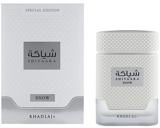 SHIYAAKA SNOW   3.3 oz(100ml)   EXTRAIT DE PARFUM SPRAY    By KHADLAJ For Men & Women (Unisex)
