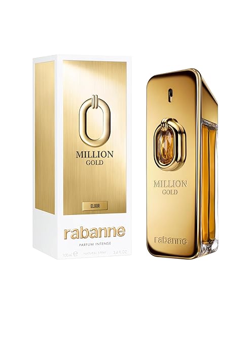 ONE MILLION GOLD ELIXIR INTENSE   3.4 oz (100ml)   PARFUM    By PACO RABANNE For Men