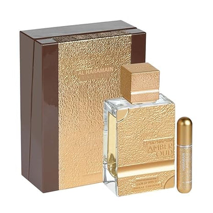 AMBER OUD GOLD 999.9   2.5 oz (75ml)   Eau De Parfum Spray    By AL HARAMAIN For Men & Women (Unisex)
