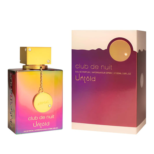 CLUB DE NUIT UNTOLD   3.4 oz (100ml)   Eau De Parfum Spray    By ARMAF For Men & Women (Unisex)