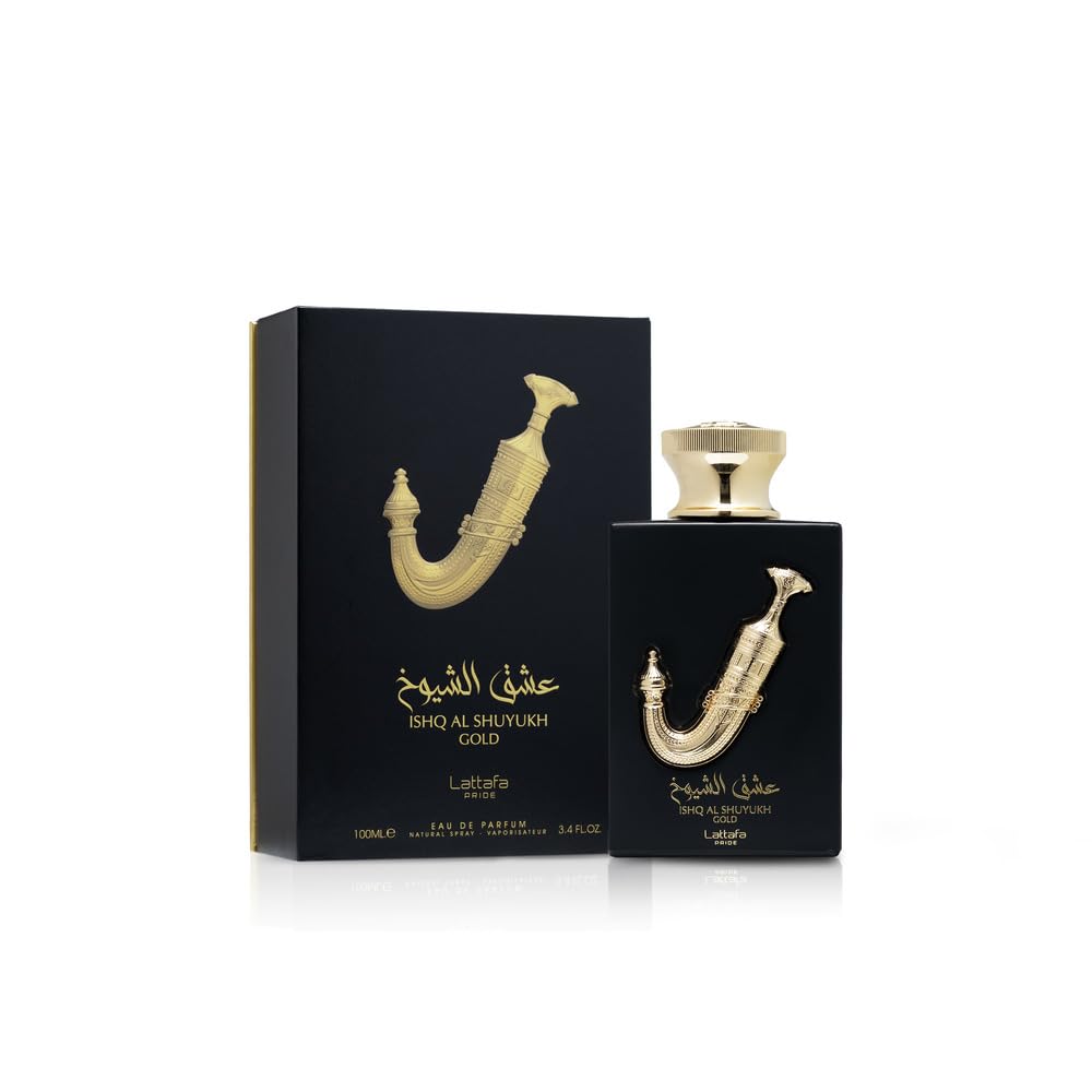 ISHQ AL SHUYUKH GOLD   3.4 oz (100ml)   Eau De Parfum Spray    By LATTAFA For Men & Women (Unisex)