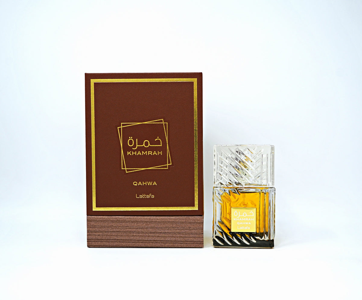 KHAMRAH QAWAH   3.4 oz (100ml)   Eau De Parfum Spray    By LATTAFA For Men & Women (Unisex)