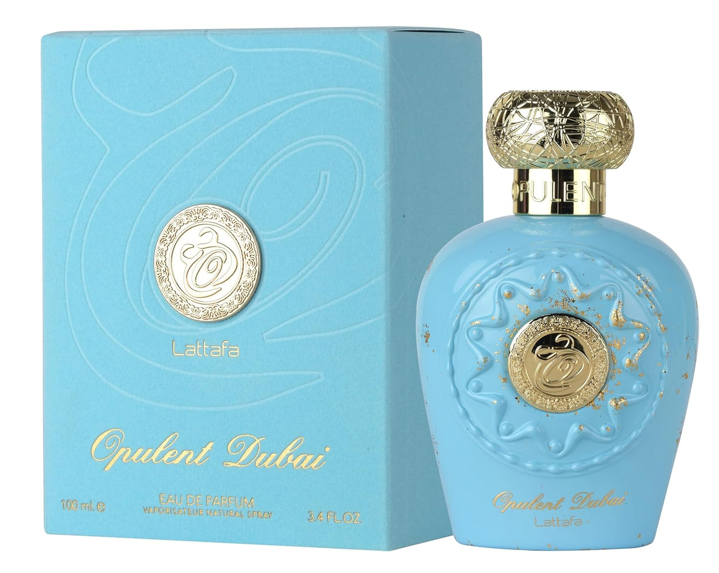 OPULENT DUBAI   3.4 oz (100ml)   Eau De Parfum Spray    By LATTAFA For Men & Women (Unisex)
