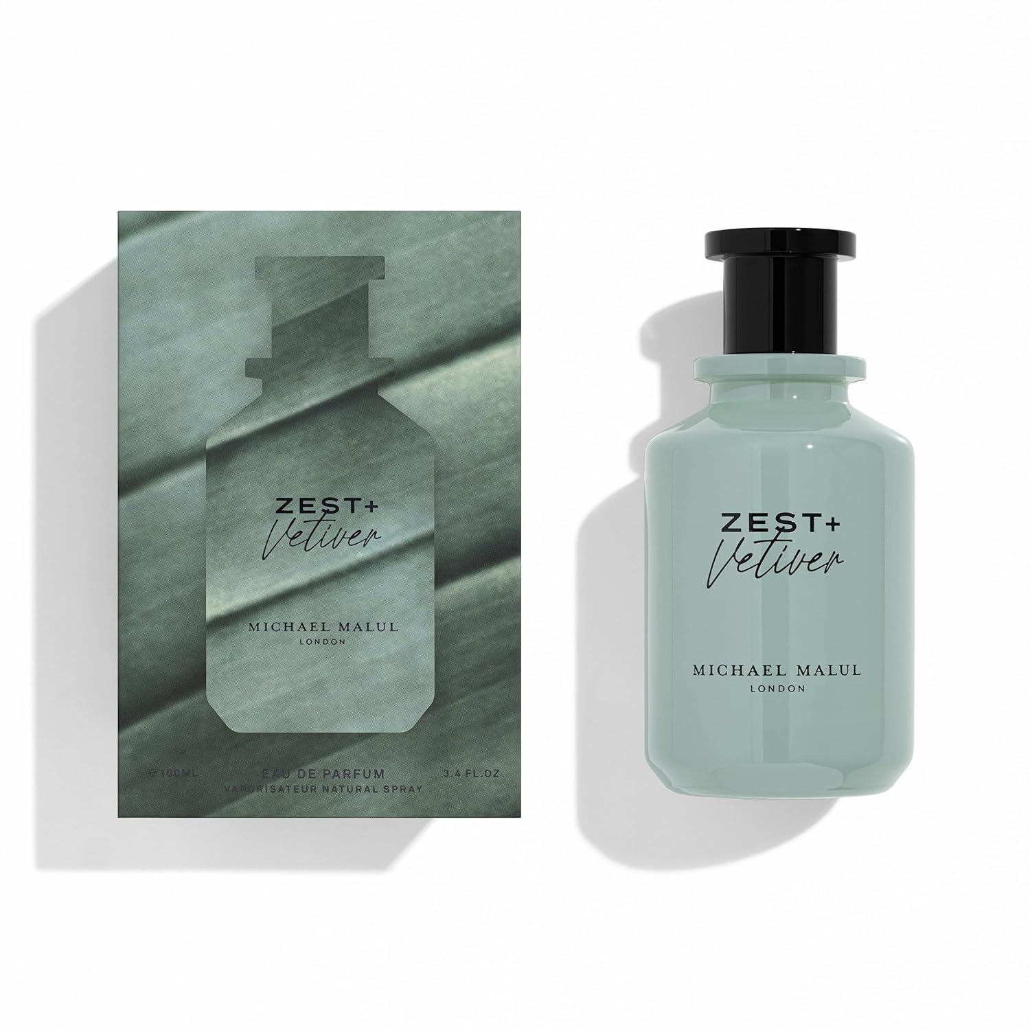 Michael Malul Zest + Vetiver Eau de Parfum Spray, 3.4 oz (100ml), Unisex