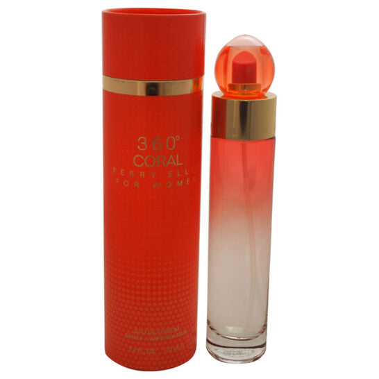 Perry Ellis 360 Coral Eau de Parfum Spray, 3.4 oz (100ml), Women