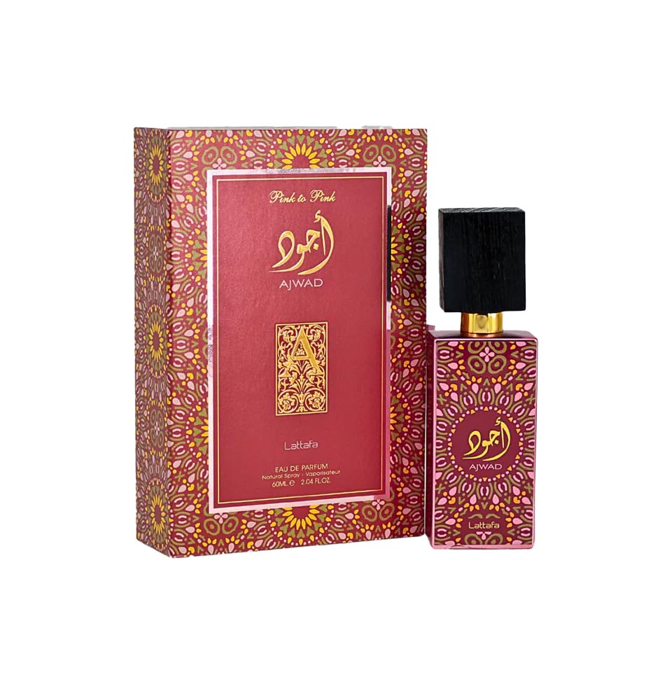 Lattafa Ajwad Pink To Pink Eau de Parfum Spray, 2.0 oz, Unisex