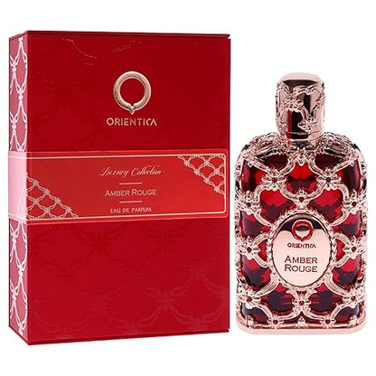 Amber Rouge   2.7 oz (80ml)   Eau De Parfum Spray    By ORIENTICA For Men & Women (Unisex)