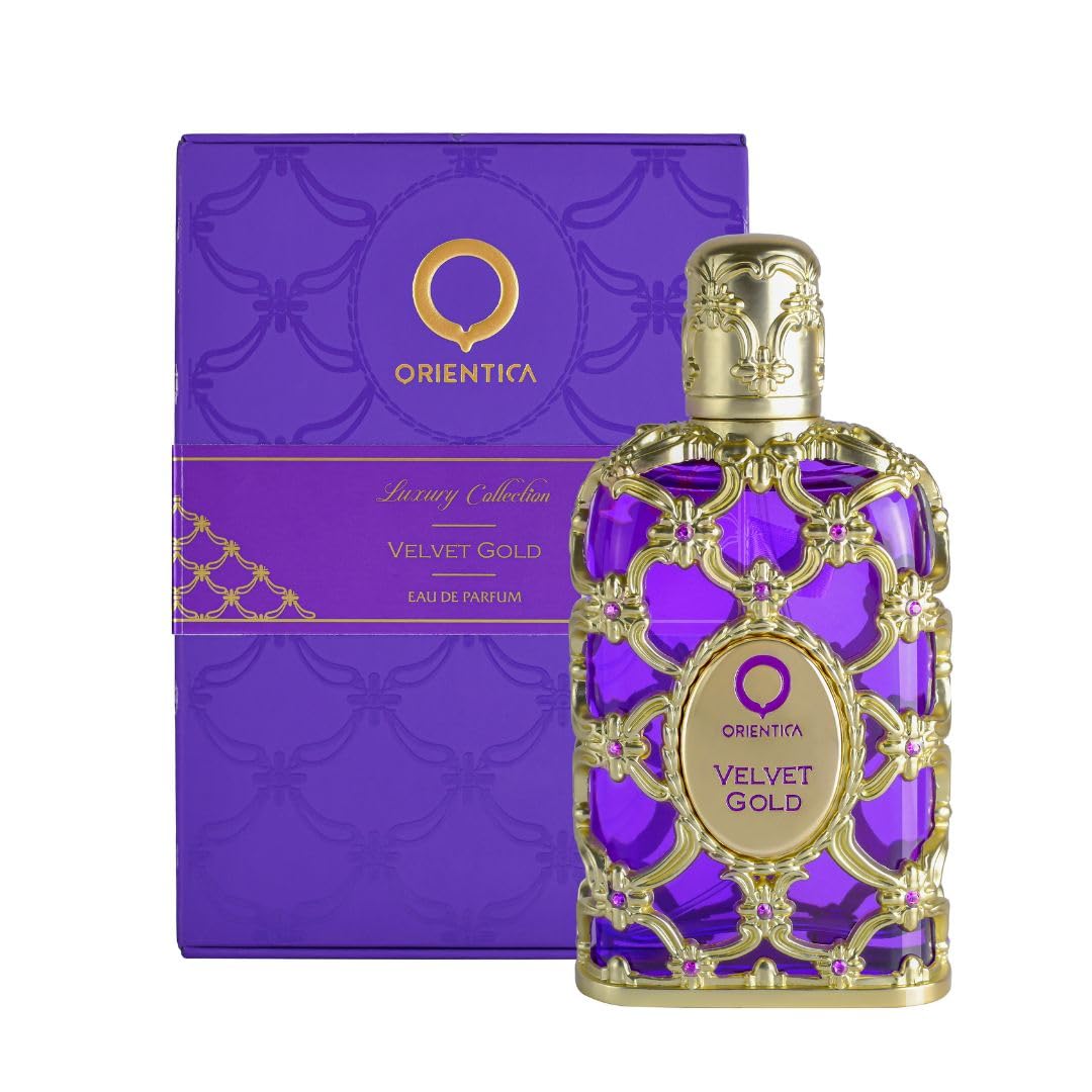 Orientica Velvet Gold Eau de Parfum Spray, 2.7 oz (80ml), Unisex - authentic designer fragrance bottle
